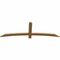 Ekena Millwork Bellingham Timber Gable Bracket, Western Red Cedar, 72"W x 24"H x 1 1/2"D x 3 1/2"F, 8/12 Pitch GBW072X24X0204BEL00SWR - alternate 5